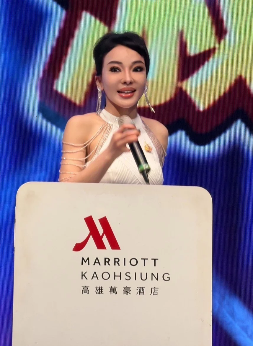 圖/全球真愛執行長高淑華女士激情演講,令在場與會貴賓們為之動容。(全球真愛提供)